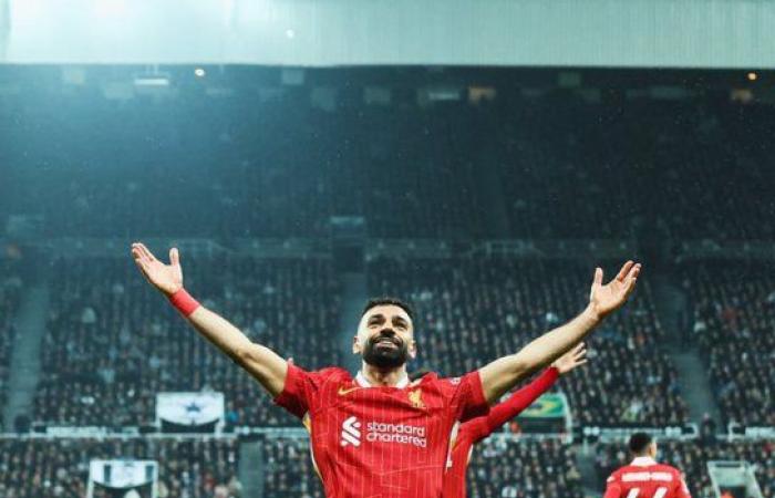 محمد صلاح يسجل هدفين ويصنع هدف في تعادل ليفربول أمام نيوكاسل يونايتد (3/3) في الدوري الإنجليزي الممتاز - بلس 48