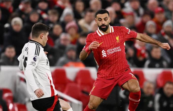 محمد صلاح يضيف رقمًا مميزًا لرصيده بعد أسيست مباراة ليفربول وفولهام - بلس 48