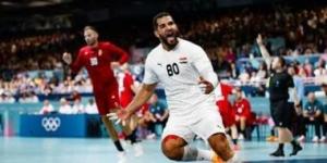 أحمد عادل ويحيى خالد هدافا فراعنة اليد أمام المجر بضربة بداية أولمبياد باريس - بلس 48