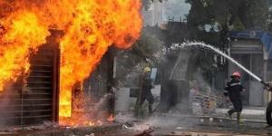 حريق يلتهم مخزن أدوية في سوهاج - بلس 48
