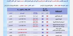 توقعات الأرصاد بعد إعصار فلوريدا.. بدء أسبوع الهدهدة في حالة الطقس الأيام المقبلة في مصر - بلس 48