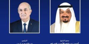 رئيس مجلس الوزراء الكويتي يهنئ الرئيس الجزائري بذكرى الاستقلال لبلاده - بلس 48