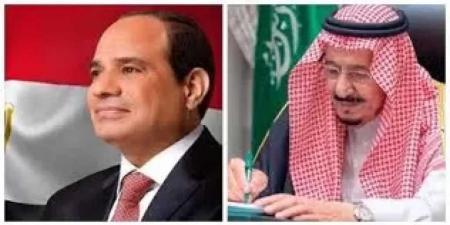 خادم الحرمين الشريفين وولي العهد يهنئان الرئيس السيسي بمناسبة ذكرى يوم العبور - بلس 48