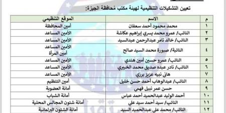 مستقبل وطن يجدد الثقة في النائب عمرو القطامي أمينا لشئون المجالس المحلية بالجيزة - بلس 48