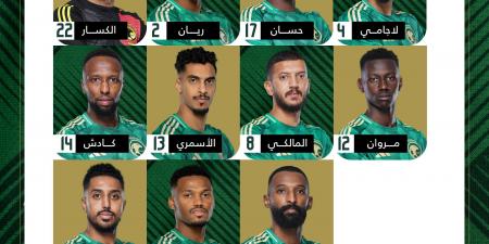 التشكيل الرسمي لمباراة منتخب السعودية أمام البحرين في تصفيات آسيا المؤهلة لكأس العالم 2026 - بلس 48