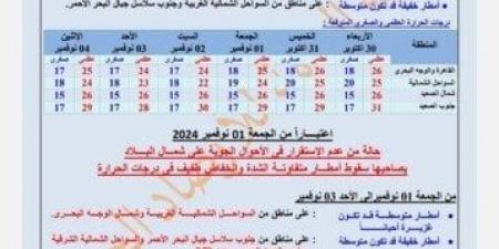 لمحبي الأمطار.. الأرصاد تكشف حالة الطقس من الأربعاء وحتى الإثنين المقبل -  بلس 48