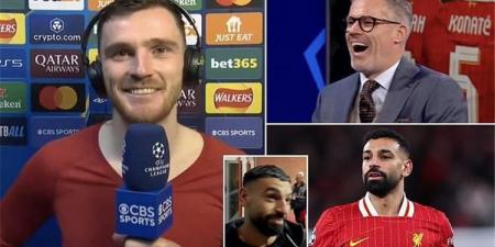 روبرتسون يحرج كاراجر بعد انتقاده تصريحات محمد صلاح - بلس 48