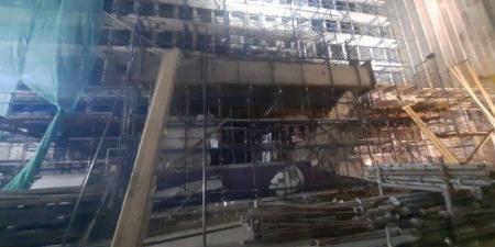 بالصور | عدسة «خليجيون نيوز» ترصد أخر مستجدات حريق سنترال رمسيس - بلس 48