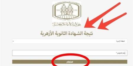 نتيجة الثانوية الأزهرية 2025.. رابط الاستعلام برقم الجلوس فور ظهورها - بلس 48