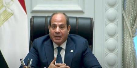 الرئيس السيسي: لدينا حجم ضخم من شاحنات المساعدات مستعدة لدخول قطاع غزة - بلس 48