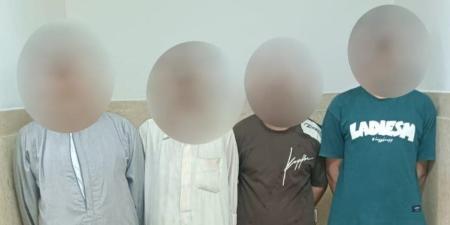 ضبط مرتكبى واقعة وضع أعمال دجل وسحر بإحدى المقابر فى دائرة مركز شرطة أوسيم - بلس 48