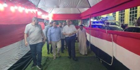 محافظ القليوبية يتفقد لجان انتخابات مجلس الشيوخ بشبرا الخيمة و قليوب - بلس 48