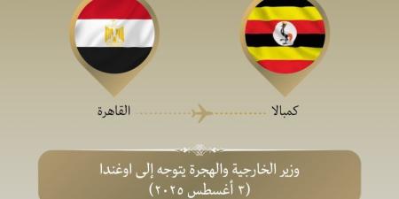 وزير الخارجية والهجرة يتوجه إلى كمبالا لبحث تعزيز العلاقات الثنائية - بلس 48