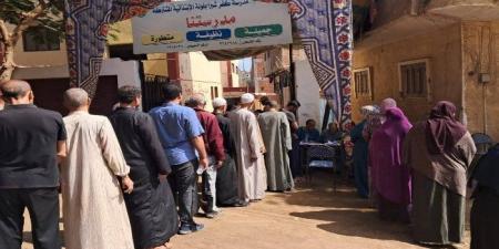 زحام على لجان انتخابات مجلس الشيوخ في المنوفية - بلس 48