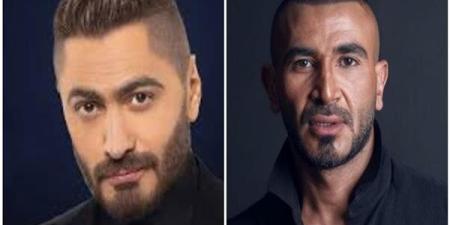 تامر حسنى وأحمد سعد يحييان حفلاً غنائيًا فى ألمانيا - بلس 48