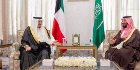 ولي العهد السعودي يستقبل رئيس الوزراء بدولة الكويت - بلس 48