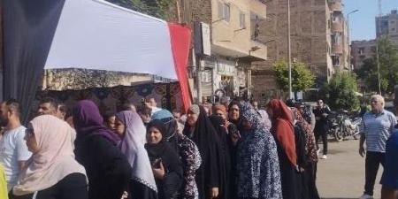 سيدات كفر شكر أمام لجان انتخابات مجلس الشيوخ للإدلاء بأصواتهن - بلس 48
