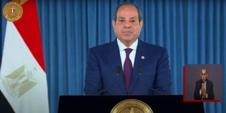 الرئيس السيسي يشدد على استمرار الجهود المصرية المكثفة لوقف إطلاق النار في قطاع غزة - بلس 48