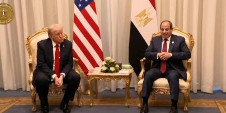الرئيس السيسى: ترامب الوحيد القادر على إقرار السلام فى قطاع غزة - بلس 48
