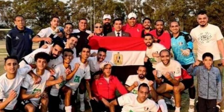 منتخب مصر للميني فوتبول أول المتأهلين لكأس العالم عقب الفوز على الكاميرون - بلس 48