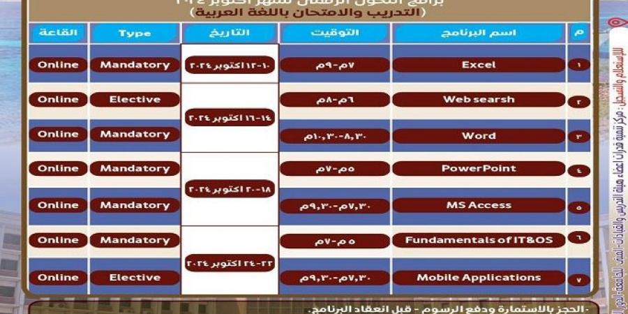 جامعة أسيوط تعلن عن فتح باب التسجيل لدورات "التحول الرقمي للدراسات العليا" (باللغة العربية) - بلس 48