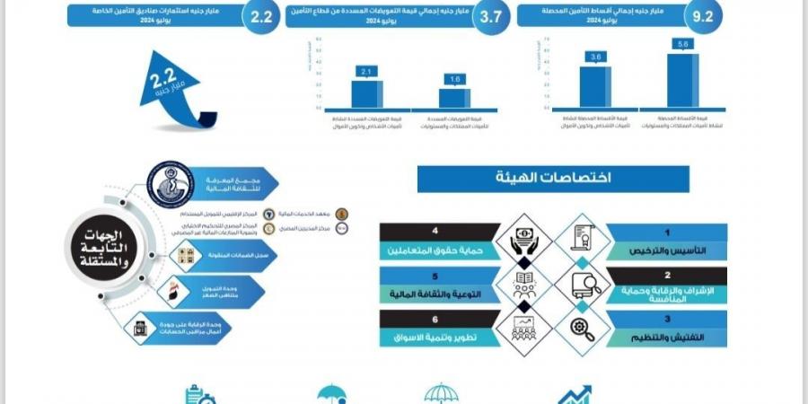 «الرقابة المالية»: 62 مليار جنيه تمويلات ممنوحة من الجهات الخاصة لإشراف الهيئة خلال يوليو - بلس 48