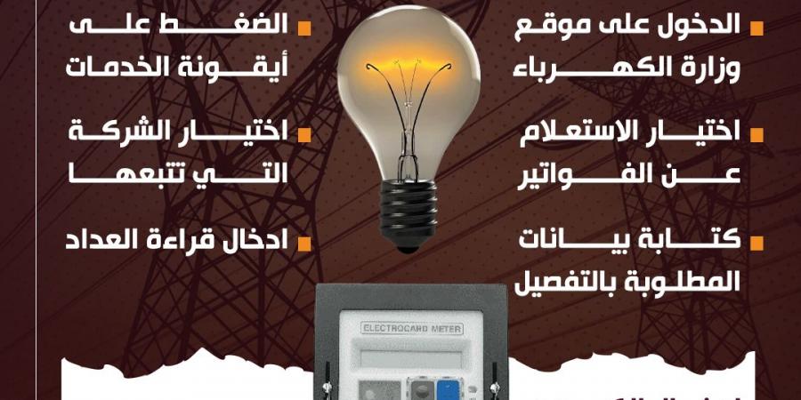 كيفية الاستعلام عن فاتورة الكهرباء برقم العداد .. خطوات سهلة ومباشرة - بلس 48