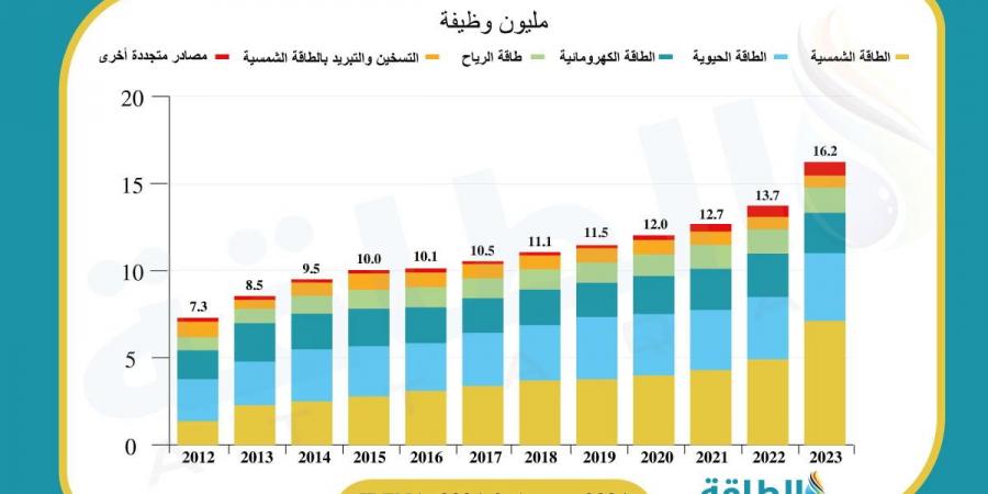 خريطة وظائف الطاقة المتجددة عالميًا.. 5 أسواق تستحوذ على 80% (تقرير) - بلس 48