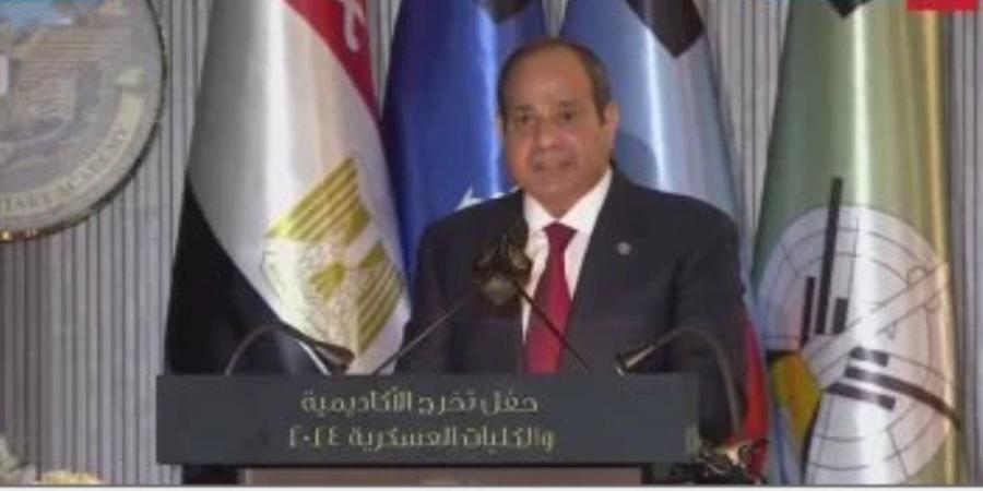 الرئيس السيسي: مصر ستظل أكبر من جميع التحديات والصعاب بوحدة شعبها - بلس 48