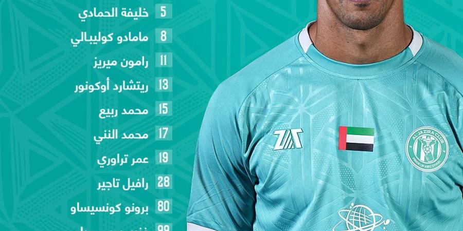 محمد النني يقود تشكيل الجزيرة أمام دبا الحسن في الدوري الإماراتي - بلس 48