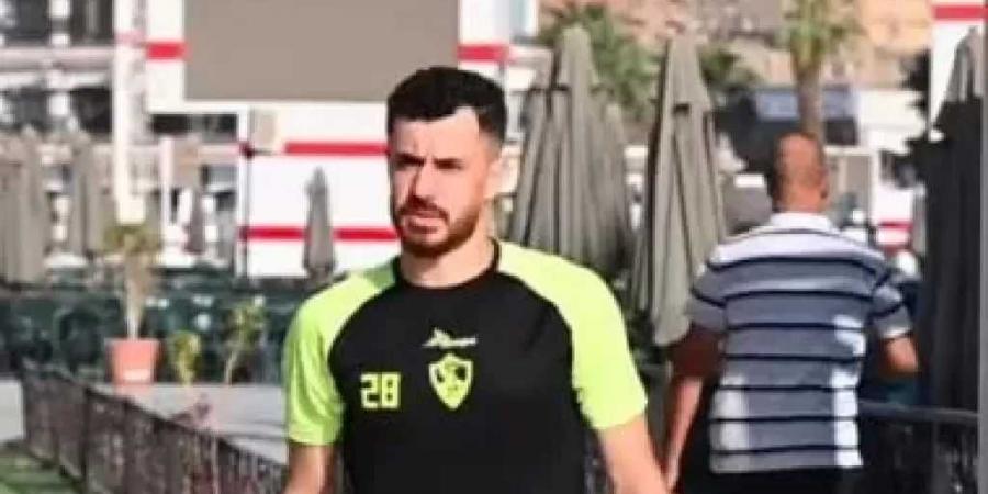 نجم الزمالك يشارك في جزء من مران الفريق اليوم - بلس 48