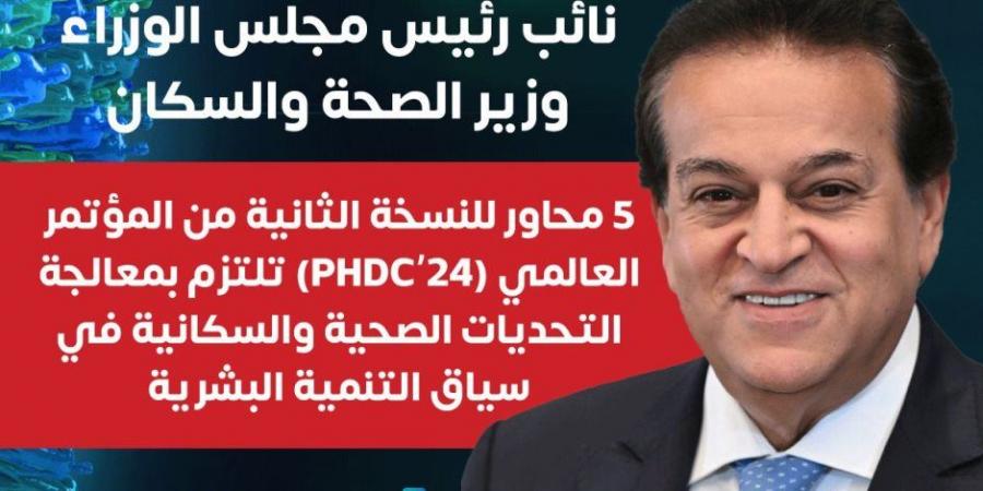 وزير الصحة والسكان: 5 محاور للنسخة الثانية من المؤتمر العالمي (PHDC'24) تلتزم بمعالجة التحديات الصحية والسكانية - بلس 48