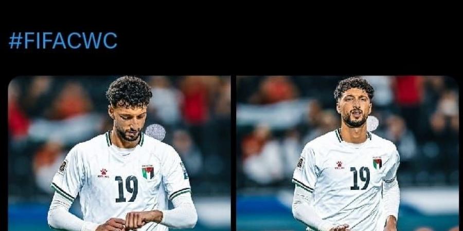 حساب كأس العالم يحتفى بنجم الأهلي وسام أبو على هداف منتخب فلسطين - بلس 48