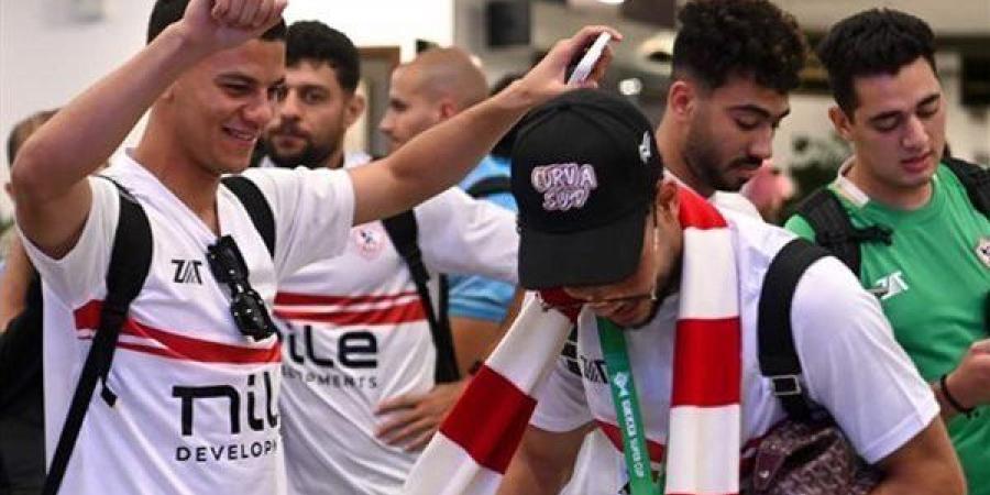 بعثة الزمالك تغادر إلى الإمارات استعدادا للسوبر المصري - بلس 48