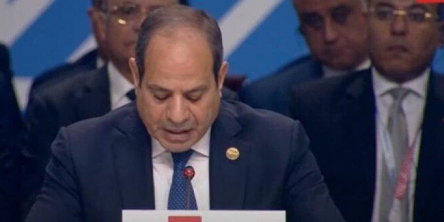 الرئيس السيسي: الأزمات المتعاقبة أوضحت عجز النظام الدولي عن التعامل بإنصاف مع الصراعات -  بلس 48