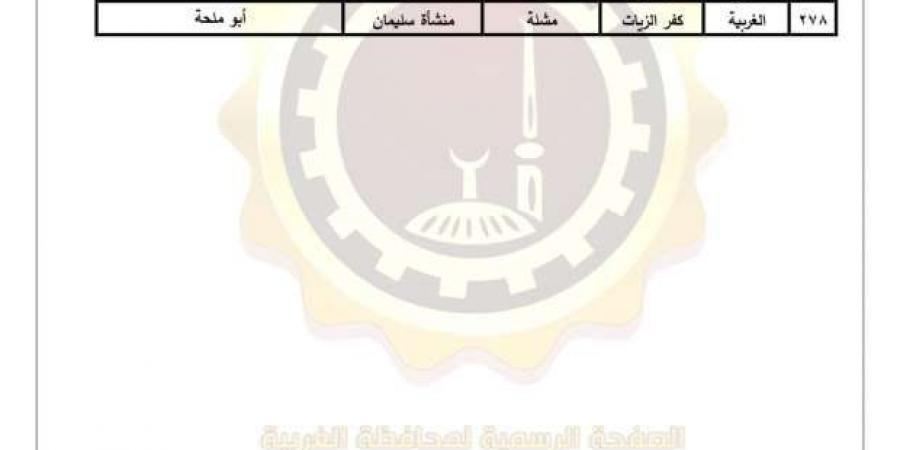 اعتماد تحديث الأحوزة العمرانية لـ321 قرية وعزبة في الغربية - بلس 48