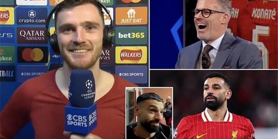 روبرتسون يحرج كاراجر بعد انتقاده تصريحات محمد صلاح - بلس 48