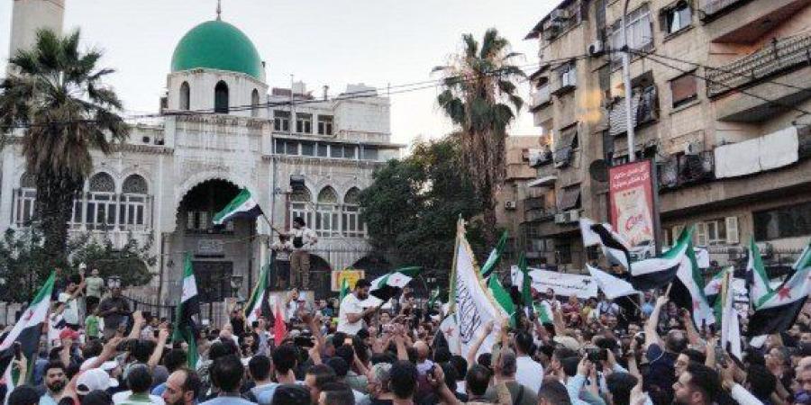 تظاهرات حاشدة في سوريا تنديدًا بالعدوان الإسرائيلي والتدخل الأجنبي - بلس 48