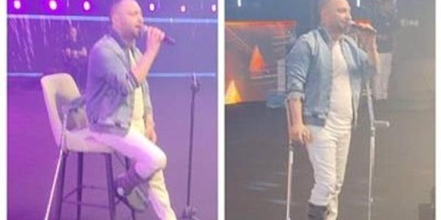 بعد تصدره التريند.. «حسام حبيب» يكشف تفاصيل إصابته في حفل جدة - بلس 48