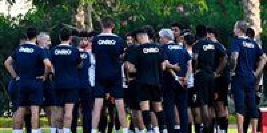 فقرة بدنية للاعبي الزمالك في مران اليوم استعدادًا للموسم الجديد - بلس 48