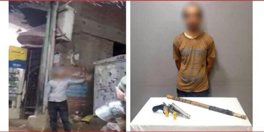 فيديو الـ «فيسبوك» أوقعه.. الداخلية تضبط بلطجي القليوبية - بلس 48