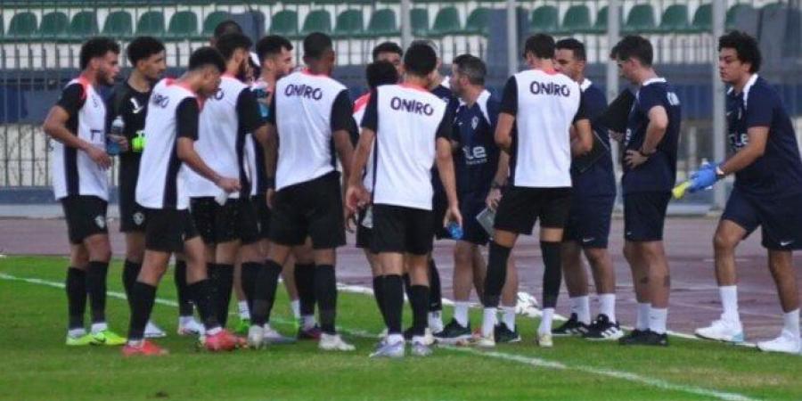 الزمالك يتدرب على ملعب الدفاع الجوي استعدادًا للموسم الجديد - بلس 48