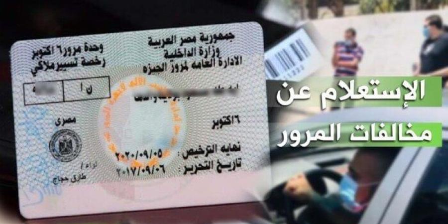 طريقة الاستعلام عن المخالفات المرورية.. رابط مباشر - بلس 48