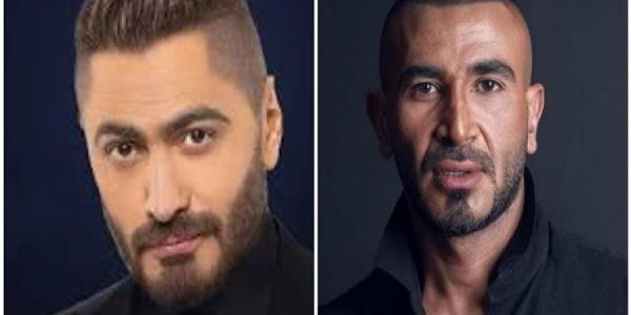 تامر حسنى وأحمد سعد يحييان حفلاً غنائيًا فى ألمانيا - بلس 48