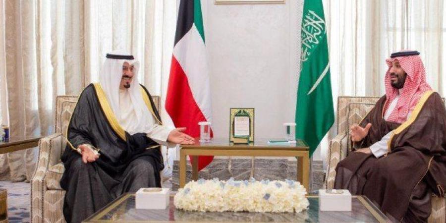 ولي العهد السعودي يستقبل رئيس الوزراء بدولة الكويت - بلس 48