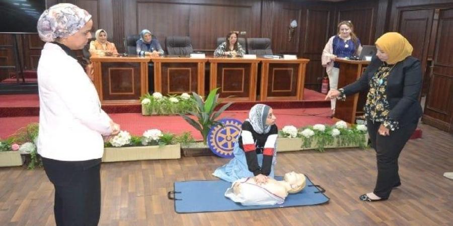 إنطلاق الموسم الخامس لمبادرة الإسعافات الأولية للجميع في الإسكندرية تحت شعار «معًا لإنقاذ الحياة» - بلس 48