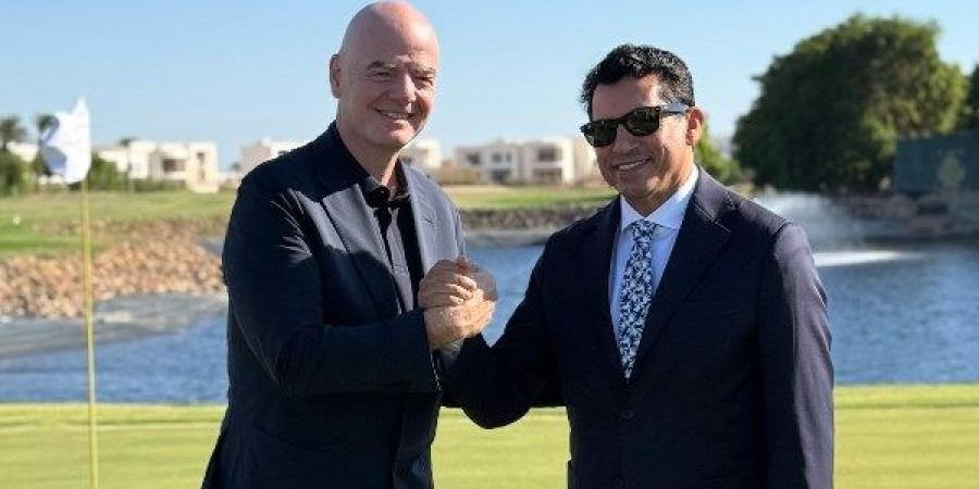 وزير الرياضة يلتقي إنفانتينو رئيس فيفا بشرم الشيخ - بلس 48