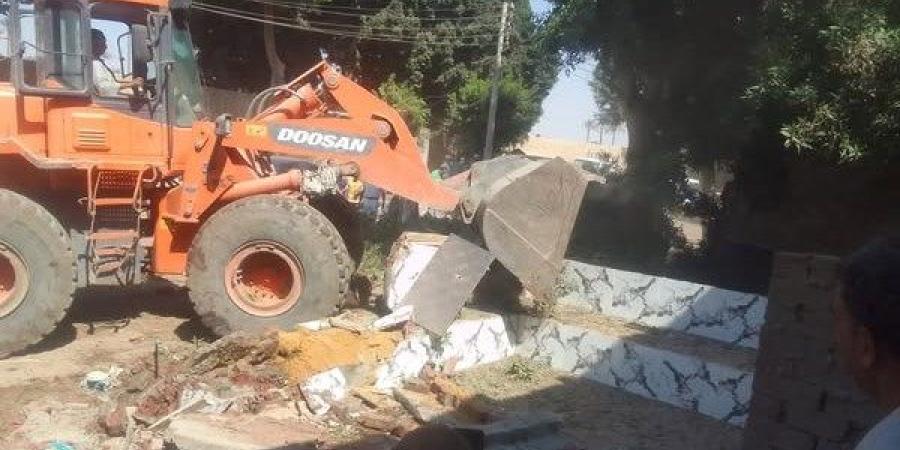 محافظ الجيزة: إزالة تعديات على مساحة 25ألف م² ضمن أعمال الموجة 27 بالبدرشين - بلس 48