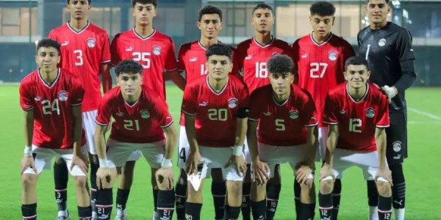 المنتخب المصري تحت 17 عامًا يتعادل مع تونس وديًا - بلس 48