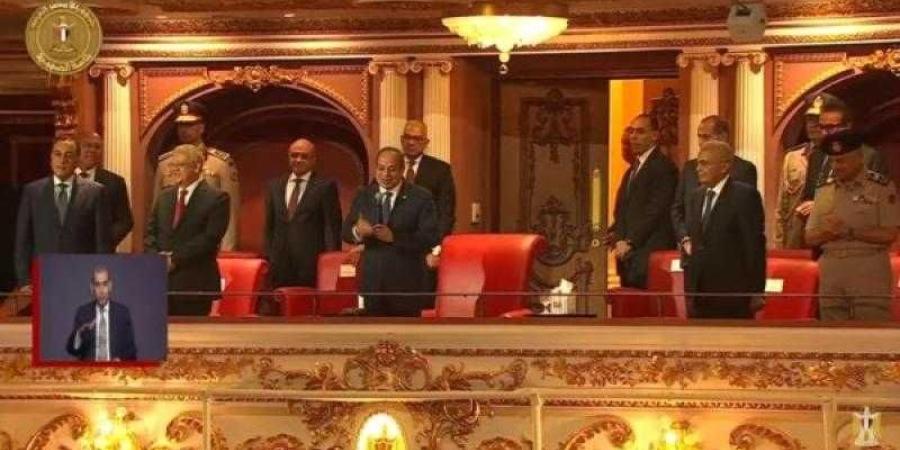 السيسي
      يشهد
      عرضا
      مسرحيا
      باحتفالية
      وطن
      السلام - بلس 48